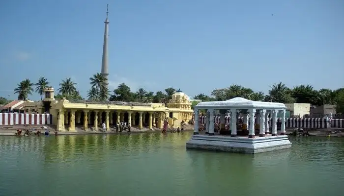 famous sacred pond near Lakshamana temple