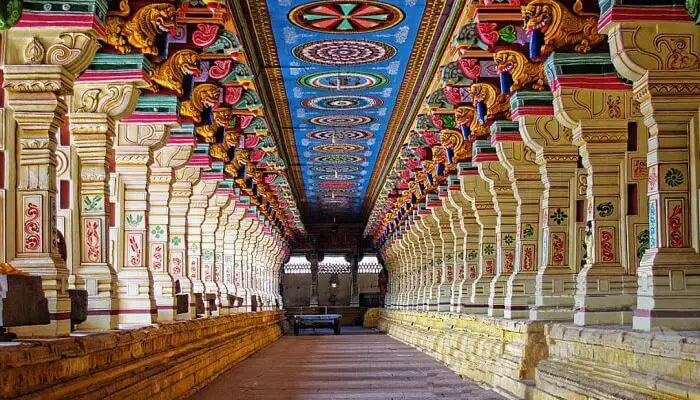 Sri Ramanathaswamy Temple, one of the most famous tourist spot in Rameshwaram